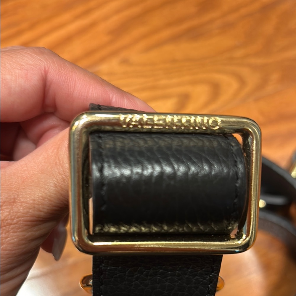 Valentino Black Crossbody Bag with Studded V Design - Picture 6 of 12